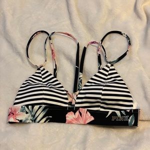 Pink Floral Bralette